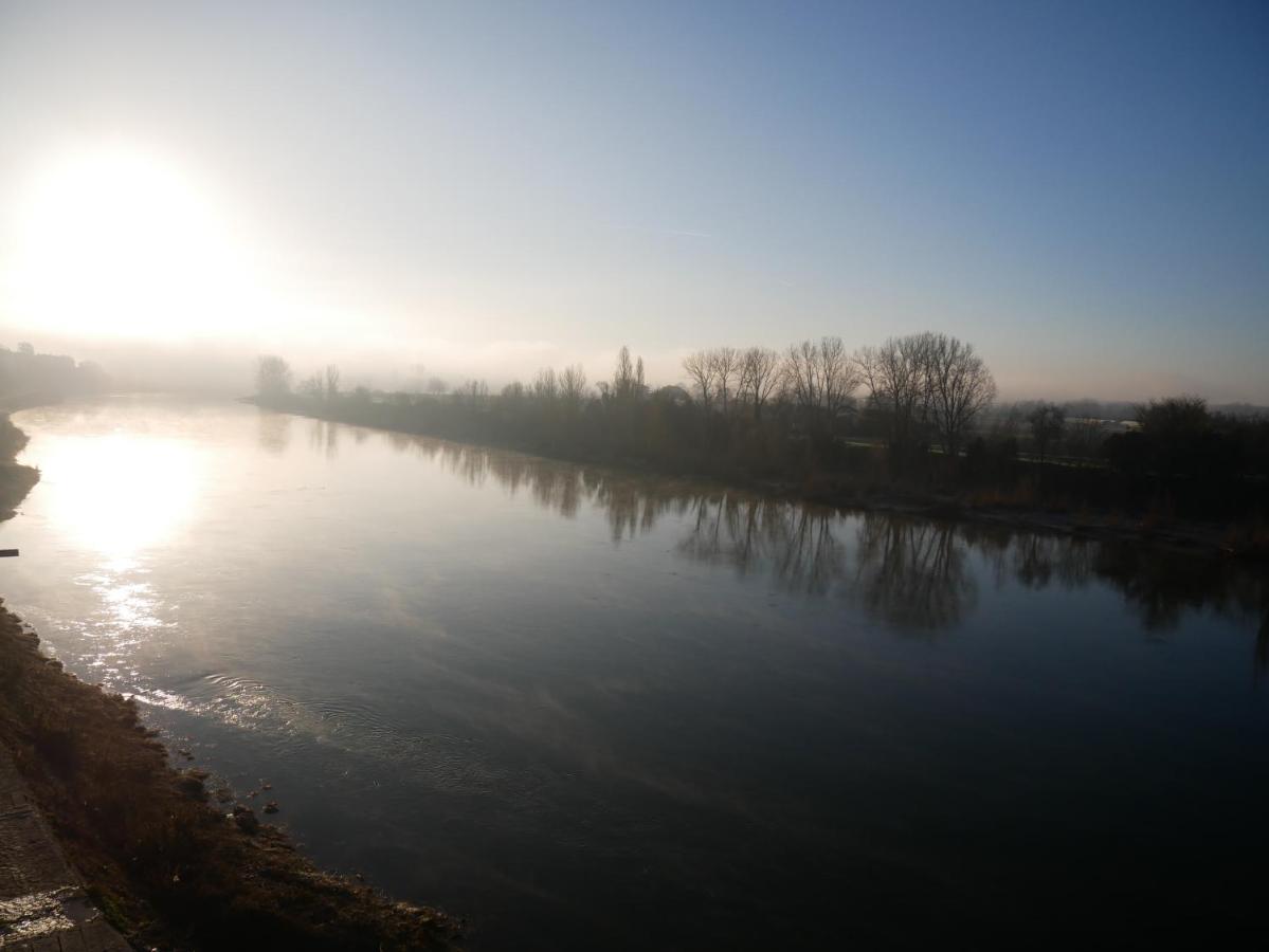 Hotel Restaurant Cote Garonne Le Balcon Des Dames - Tonneins Fauillet Marmande - Vue Panoramique Bord De Garonne Chambres Climatisees Экстерьер фото